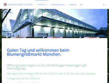 Tablet Screenshot of blumengrossmarkt-muenchen.de